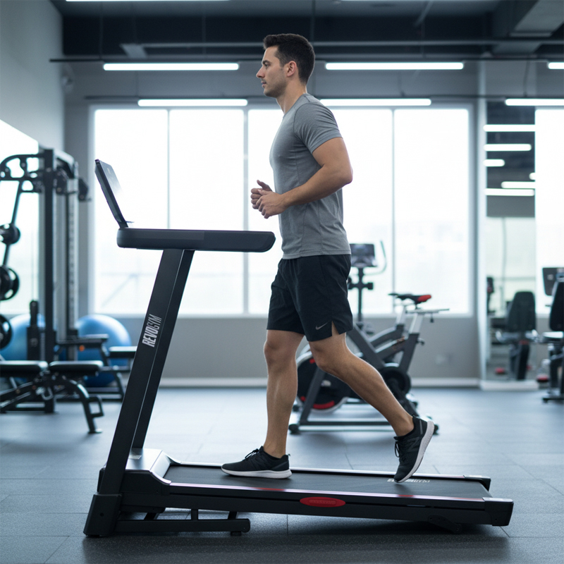 BIEŻNIA ELEKTRYCZNA TRENINGOWA DOMOWA RUN-1 1-16 KM/H 140 KG 230 V BLUETOOTH