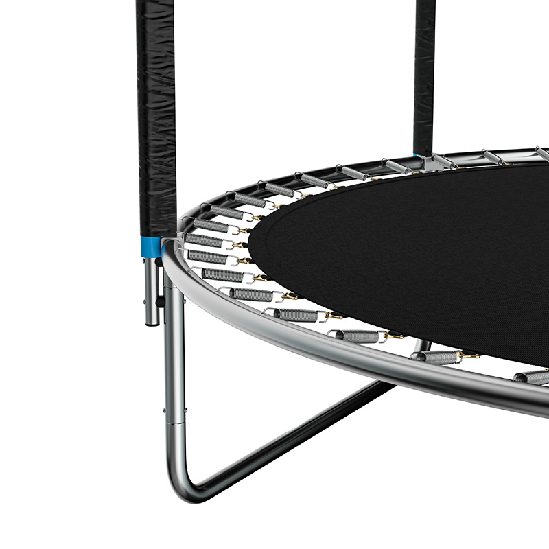 TRAMPOLINA OGRODOWA DLA DZIECI ZUMA 8FT CZARNO/NIEBIESKA 244 CM 8FT-ZUMA-244
