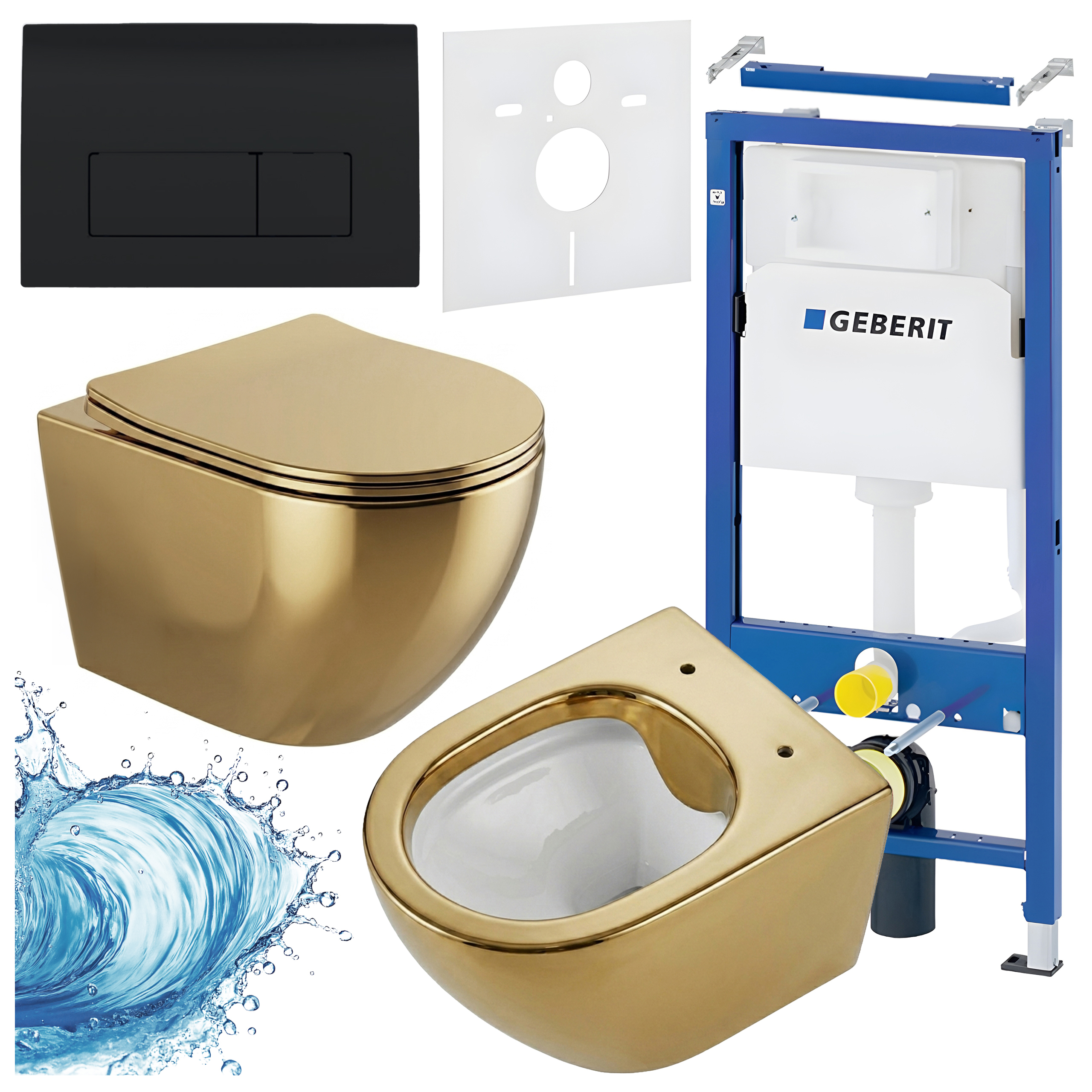 Sisseehitatud WC-poti komplekt HYD3397
