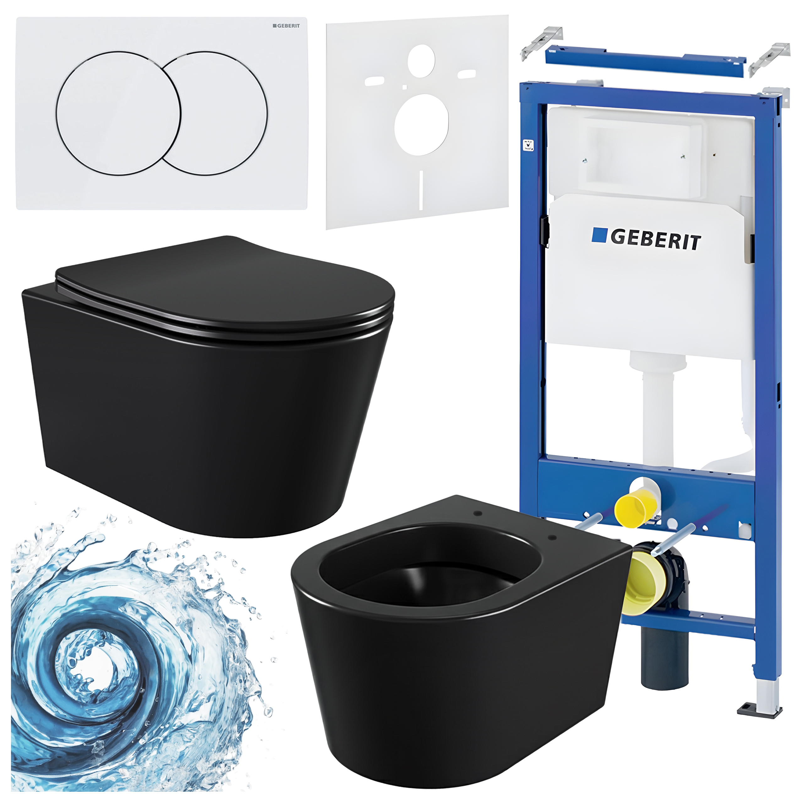 Sisseehitatud WC-poti komplekt HYD3468