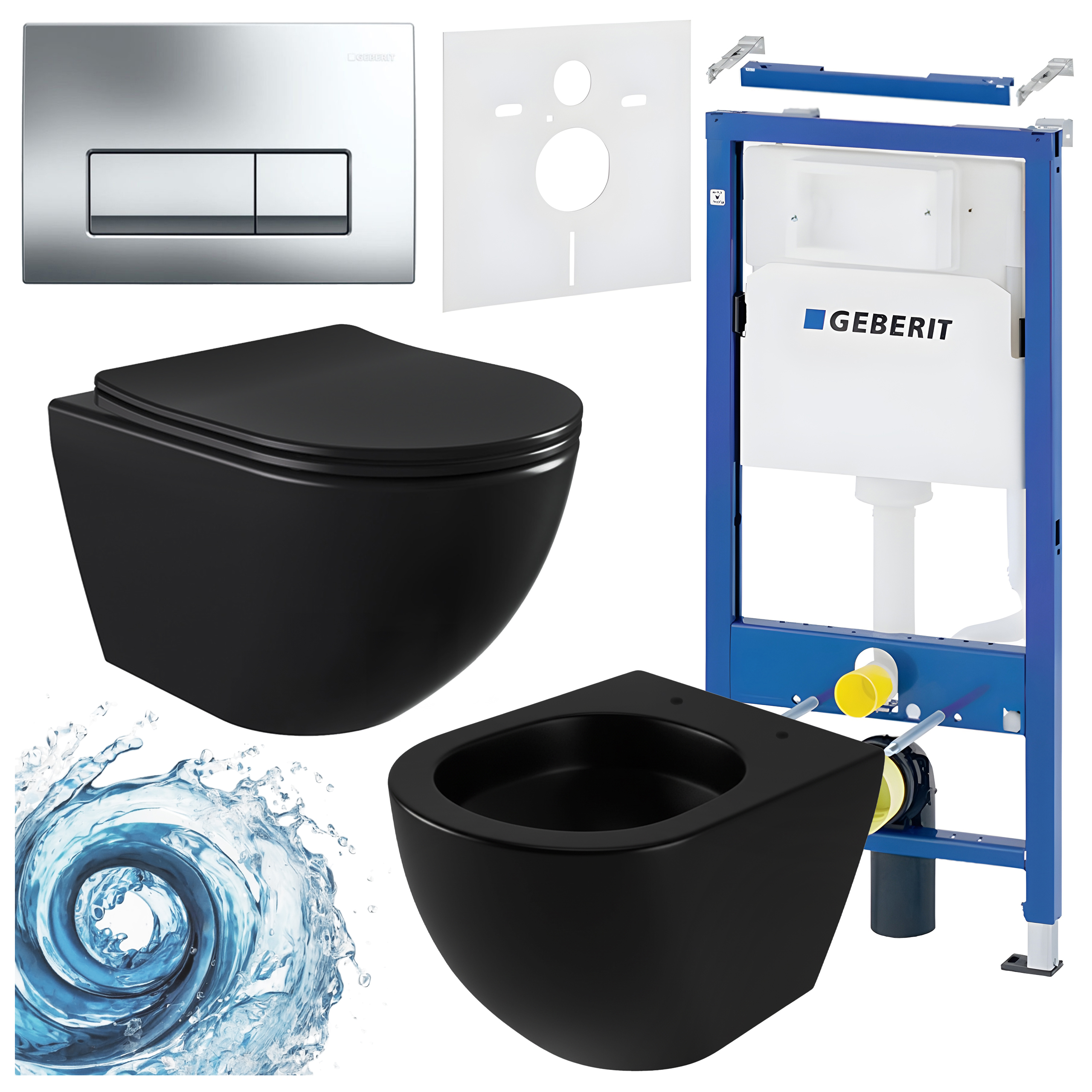 Sisseehitatud WC-poti komplekt HYD3457