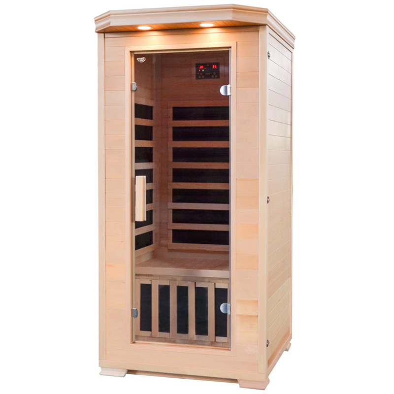 SAUNA SUCHA INFRARED NISKOTEMPERATUROWA LAHTI1 1-2 OSOBOWA 105x90 CM LAHTI1