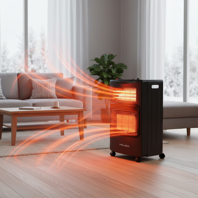 PIECYK GAZOWO-ELEKTRYCZNY DOMOWY GRZEJNIK FARELKA NA BUTLĘ REDUKTOR 4200W ECO-DUO