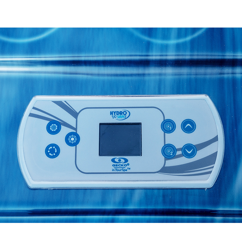 JACUZZI OGRODOWE WANNA SPA508 NIEBIESKA FALA OBUDOWA ANTRACYT 215x190 CM SPA508-3317
