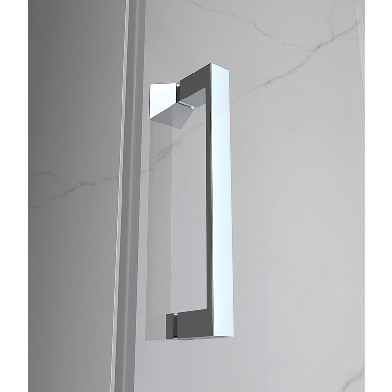 DRZWI PRYSZNICOWE UCHYLNE DO WNĘKI ZES-KZ17E-110 CHROM 110 CM 6 MM