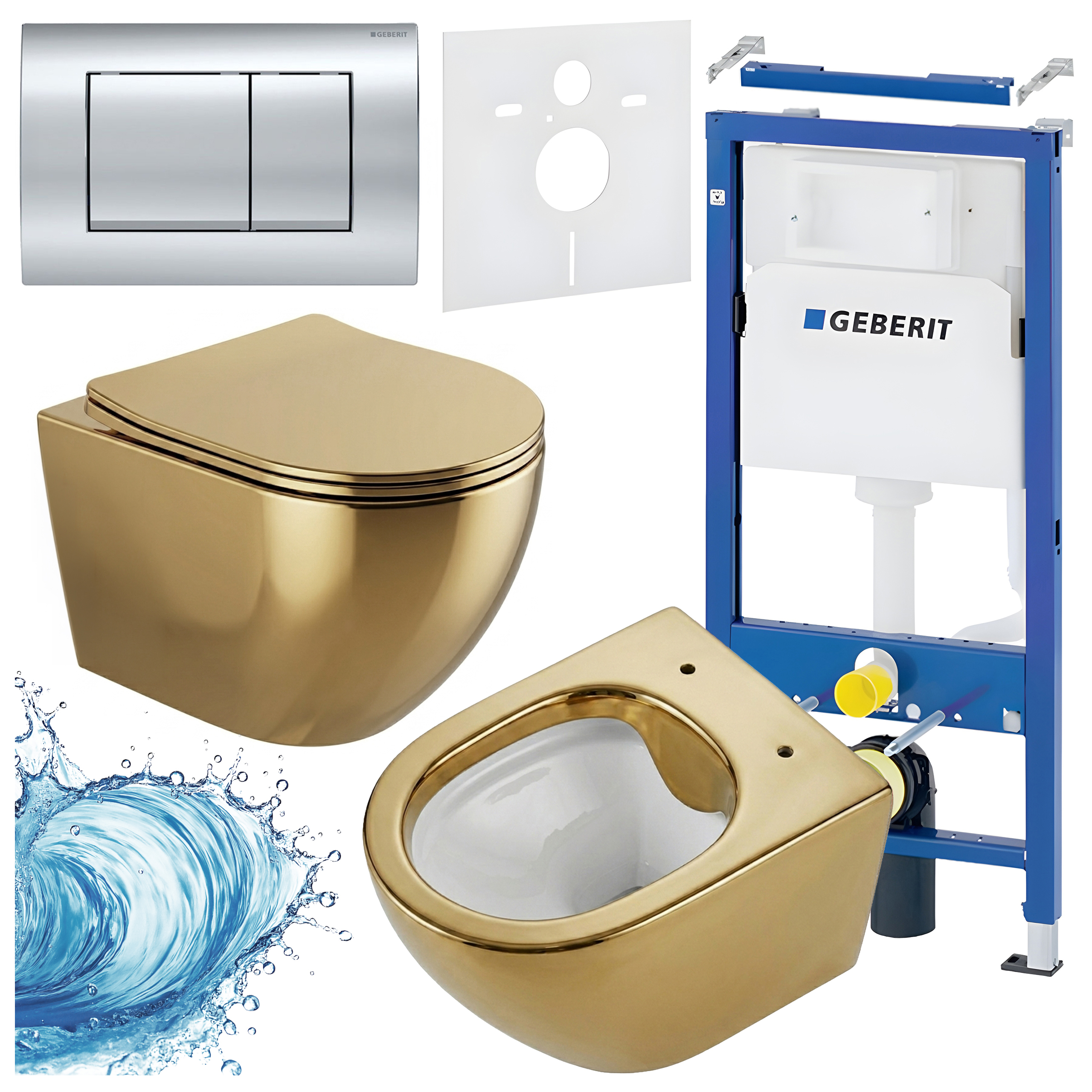 Sisseehitatud WC-poti komplekt HYD3401