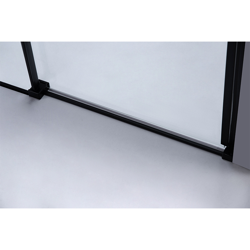 DRZWI PRYSZNICOWE SH03G CZARNE 145-150 CM 8 MM SH03G-BL-150