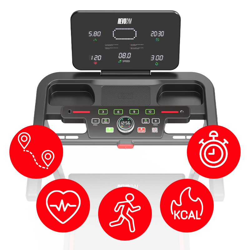 BIEŻNIA ELEKTRYCZNA TRENINGOWA DOMOWA RUN-1 1-16 KM/H 140 KG 230 V BLUETOOTH