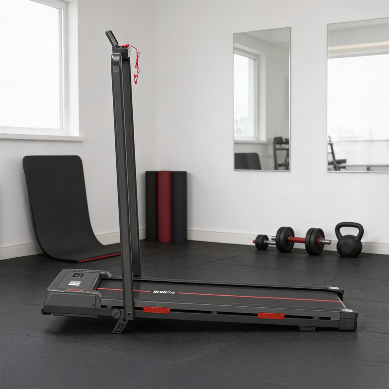 BIEŻNIA ELEKTRYCZNA TRENINGOWA DOMOWA RUN 1-12 KM/H 120 KG 230 V Z PILOTEM