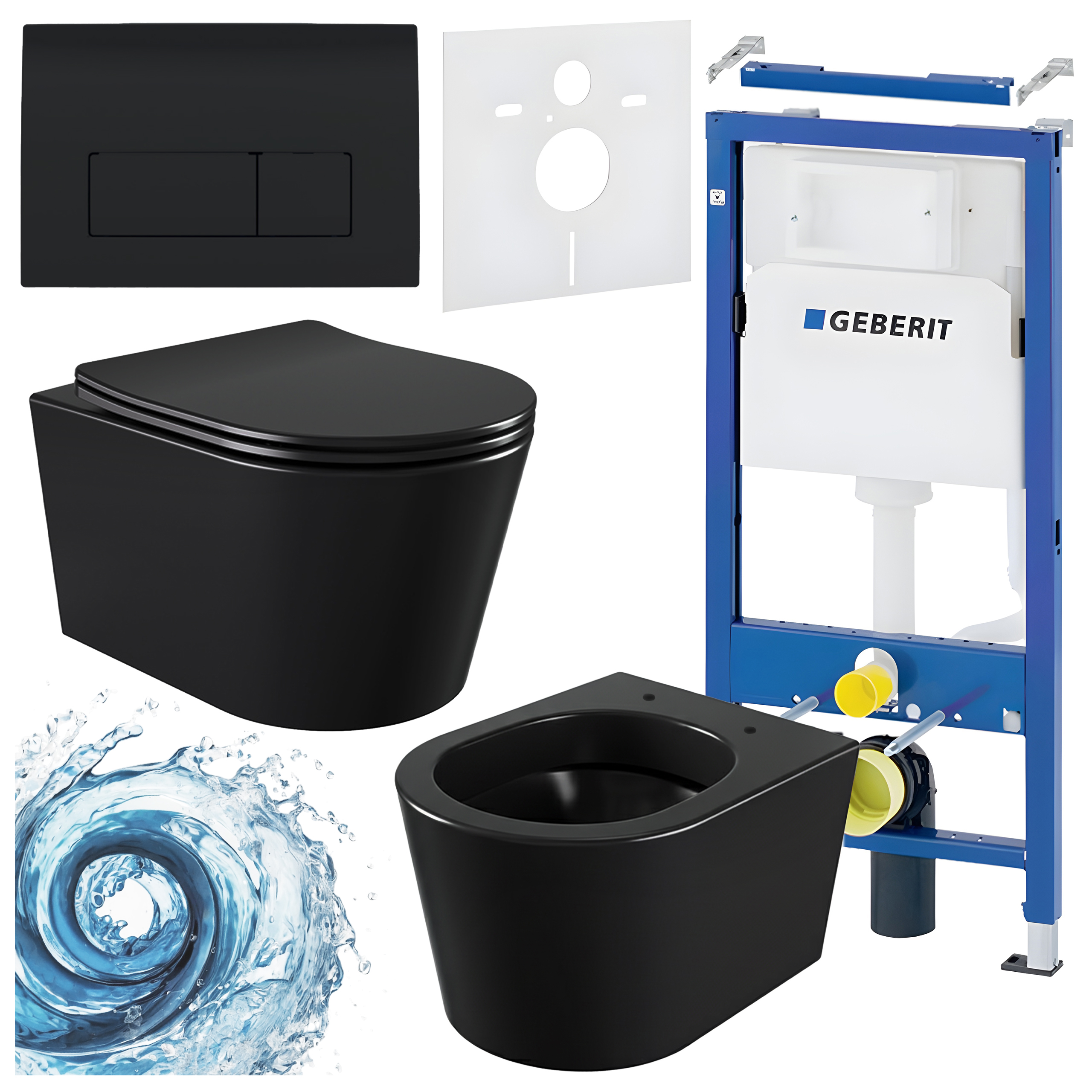 Sisseehitatud WC-poti komplekt HYD3464