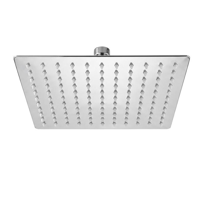 DESZCZOWNICA SLIM KWADRATOWA CHROM 25x25 CM DES-PR-1-CH-25