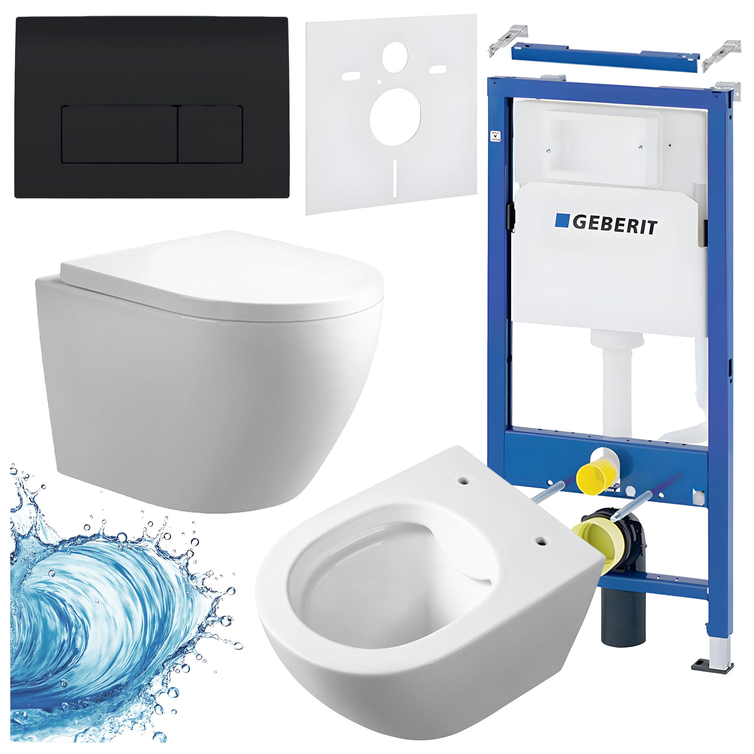 Sisseehitatud WC-poti komplekt HYD3326