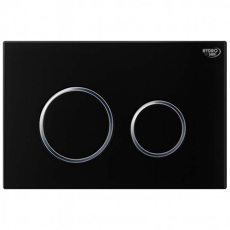 ZESTAW PODTYNKOWY WC STELAŻ HYDROSAN MISKA PURO-WH-03 PRZYCISK BUTTON-4-BL CZARNY