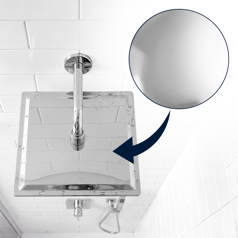 DESZCZOWNICA SLIM KWADRATOWA CHROM DES-PR-1-CH-30