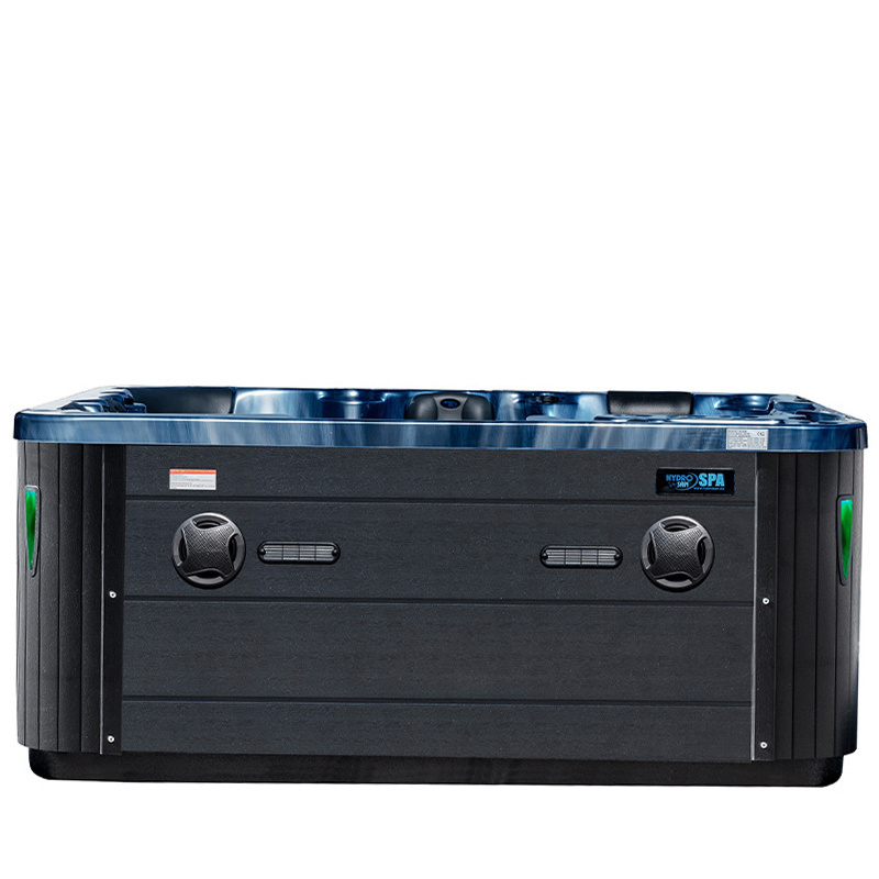 JACUZZI OGRODOWE WANNA SPA508 NIEBIESKA FALA OBUDOWA ANTRACYT 215x190 CM SPA508-3317