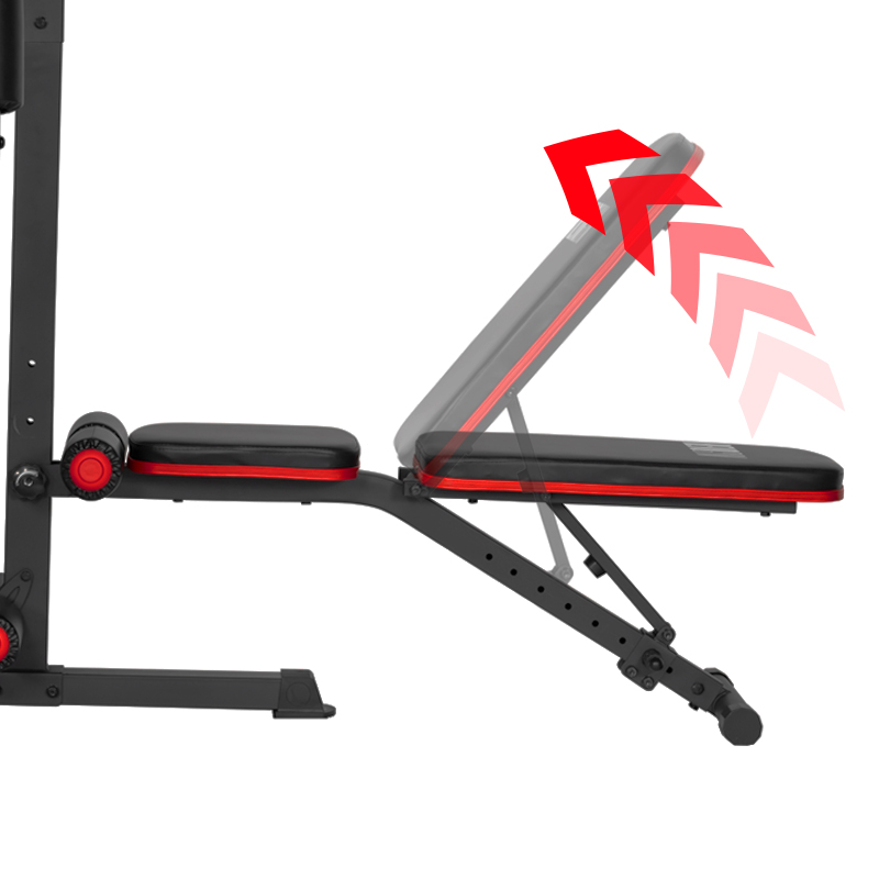ATLAS DO ĆWICZEŃ WIELOSTANOWISKOWY TRENINGOWY SIŁOWNIA DOMOWA LS09 90KG LS09