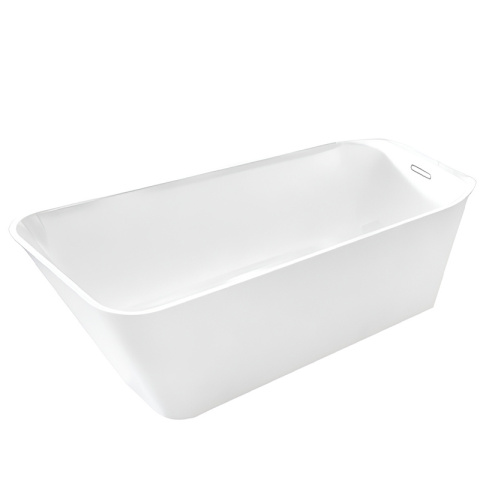 WANNA WOLNOSTOJĄCA OLIVIA 516 BIAŁĄ PRZELEW CHROM 170x80 CM OLIVIA-516-170X80