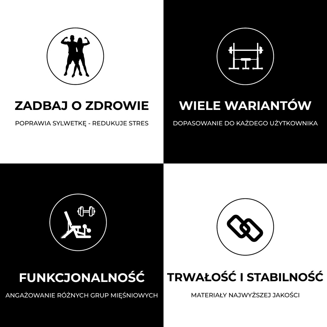 ŁAWKA DO ĆWICZEŃ SKOŚNA TRENINGOWA REGULOWANA RP02 RP02