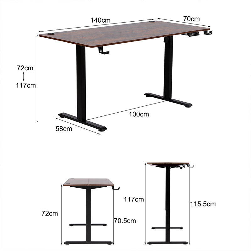 REGULOWANE BIURKO DESK-1-WD-140