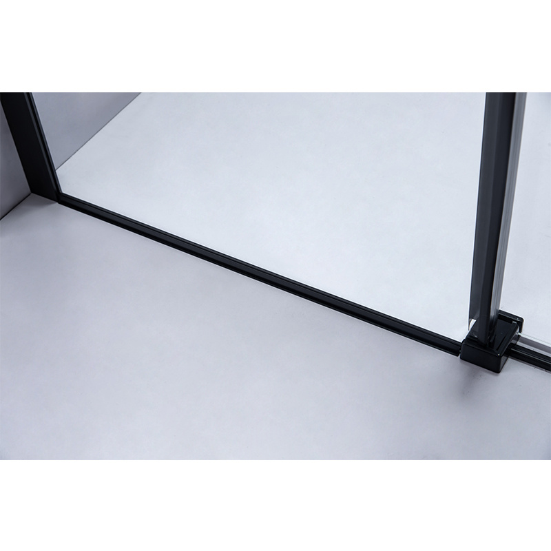 DRZWI PRYSZNICOWE SH03G CZARNE 145-150 CM 8 MM SH03G-BL-150