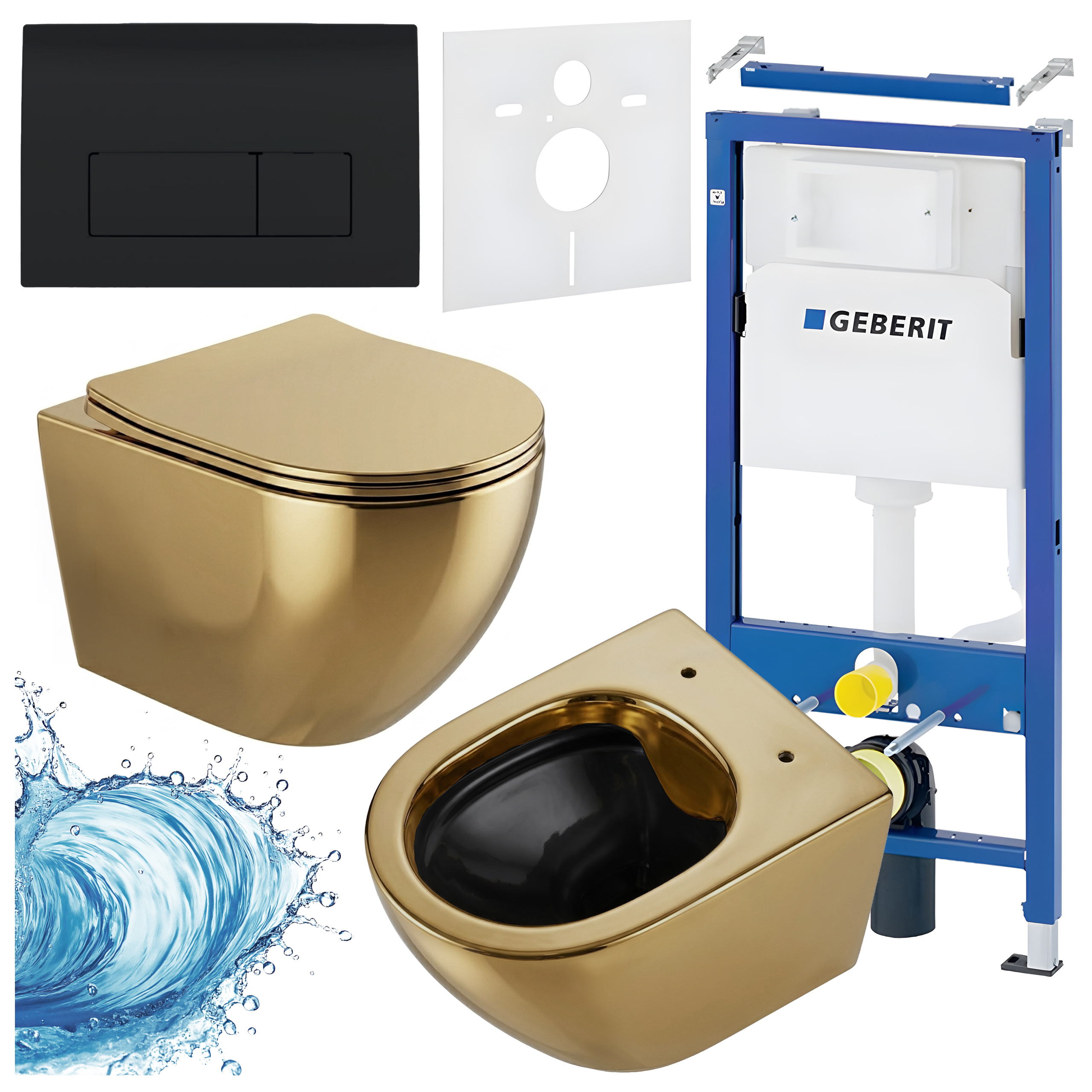 Sisseehitatud WC-poti komplekt HYD3413