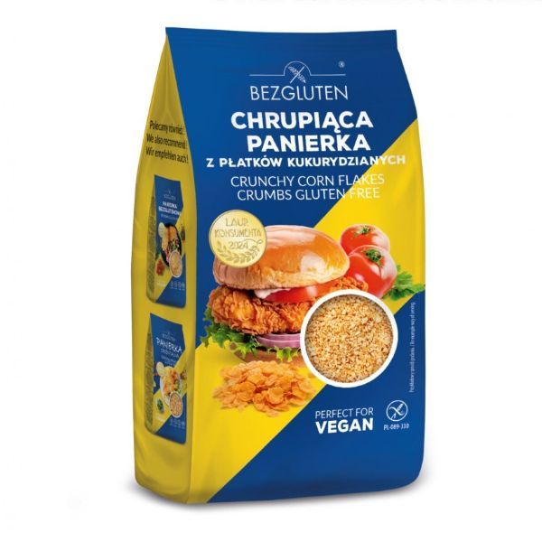 Bezglutenowa chrupiąca panierka z płatków kukurydzianych 250g
