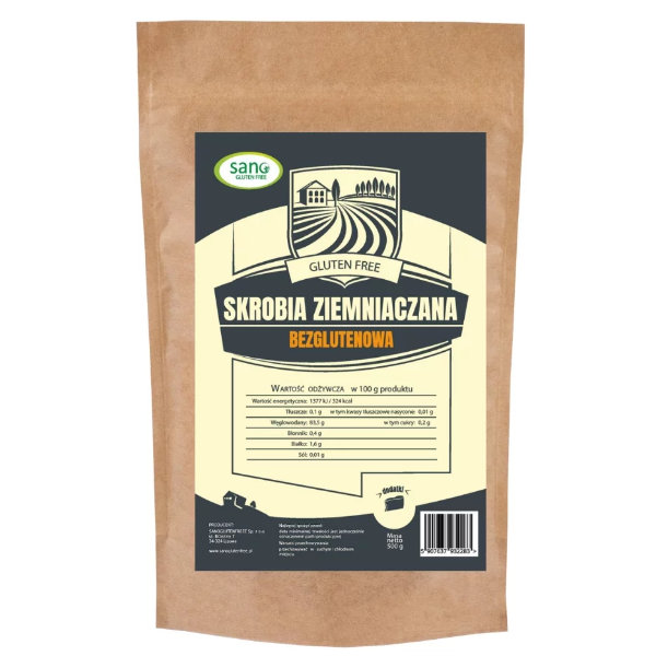 Bezglutenowa skrobia ziemniaczana 500g