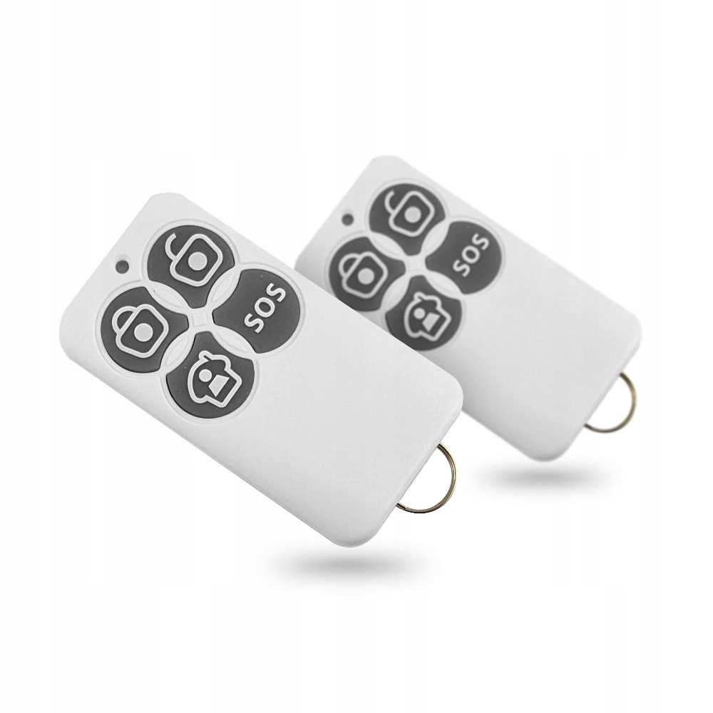 Alarm Zestaw Bezprzewodowy GSM WiFi Tuya Syrena 1x Czujnik PIR Pilot SIM