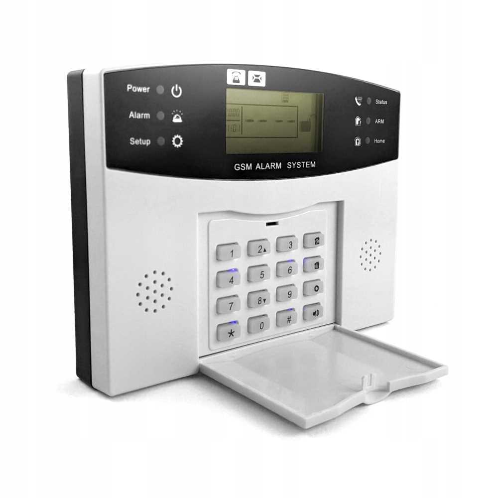 Alarm Zestaw Bezprzewodowy GSM WiFi Tuya Syrena 1x Czujnik PIR Pilot SIM