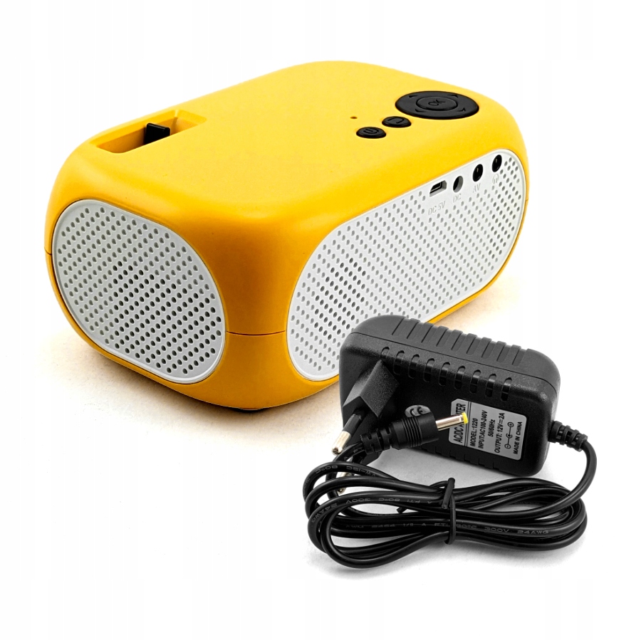 Mini Projektor Multimedialny LED Full HD USB Głośnik 2W Pilot Okulary 3D