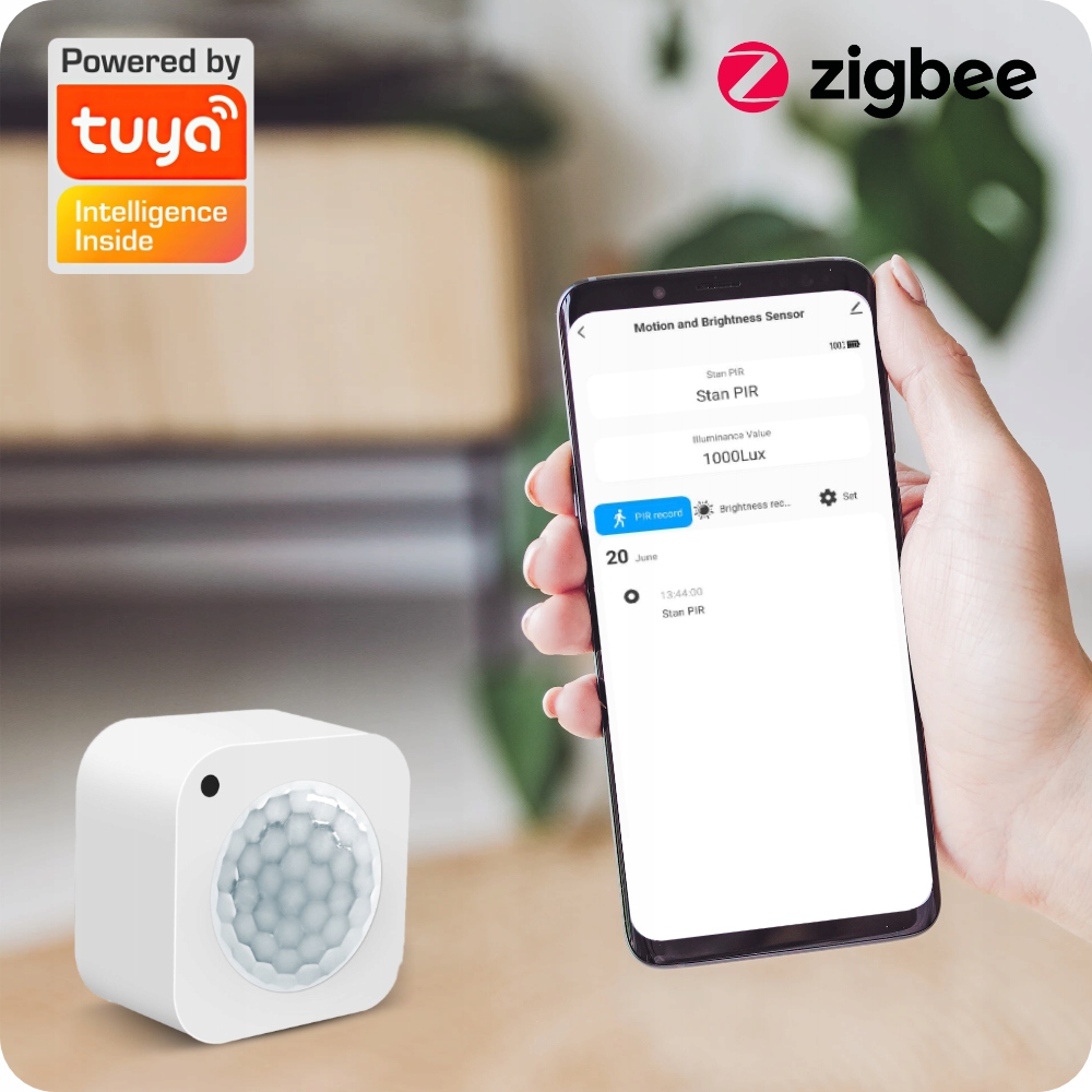 Czujnik ruchu z luksomierzem Tuya / Zigbee