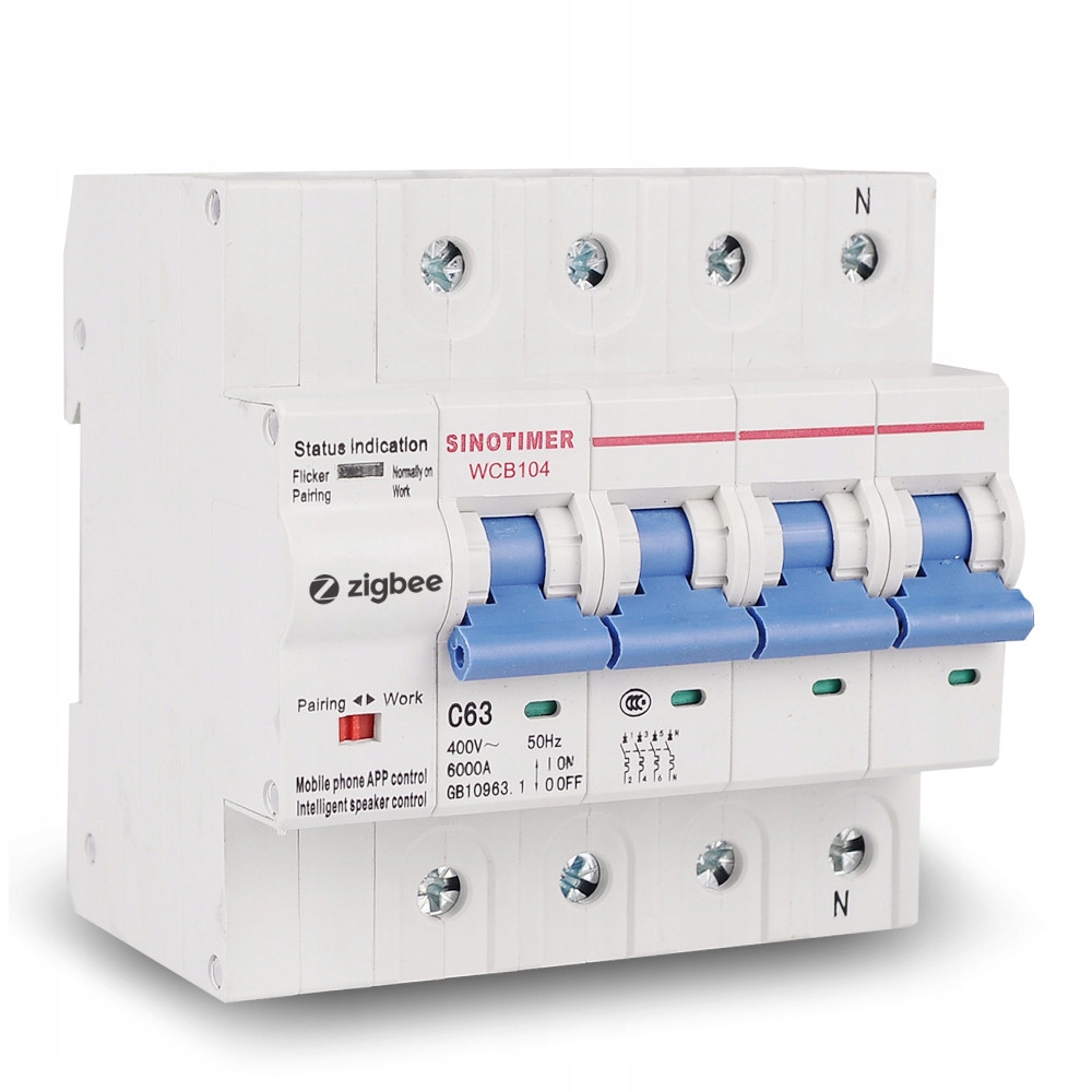 Wyłącznik nadprądowy / bezpiecznik - Zigbee 4P