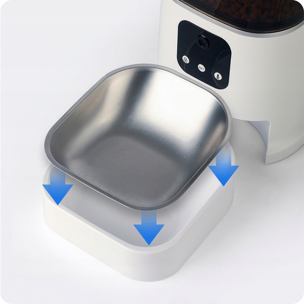 Automatyczny Podajnik Dozownik Karmy z Kamerą Tuya Smart Home WiFi