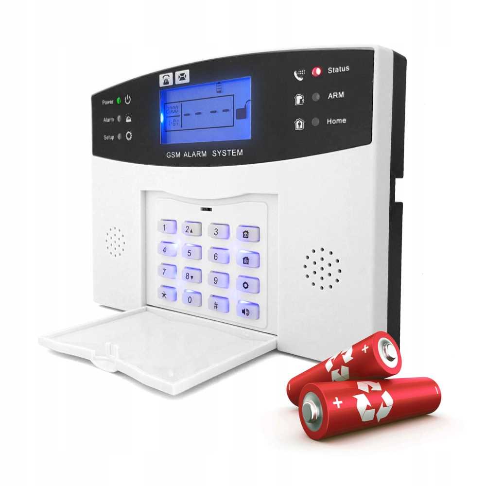 Alarm Zestaw Bezprzewodowy GSM WiFi Tuya Syrena 1x Czujnik PIR Pilot SIM