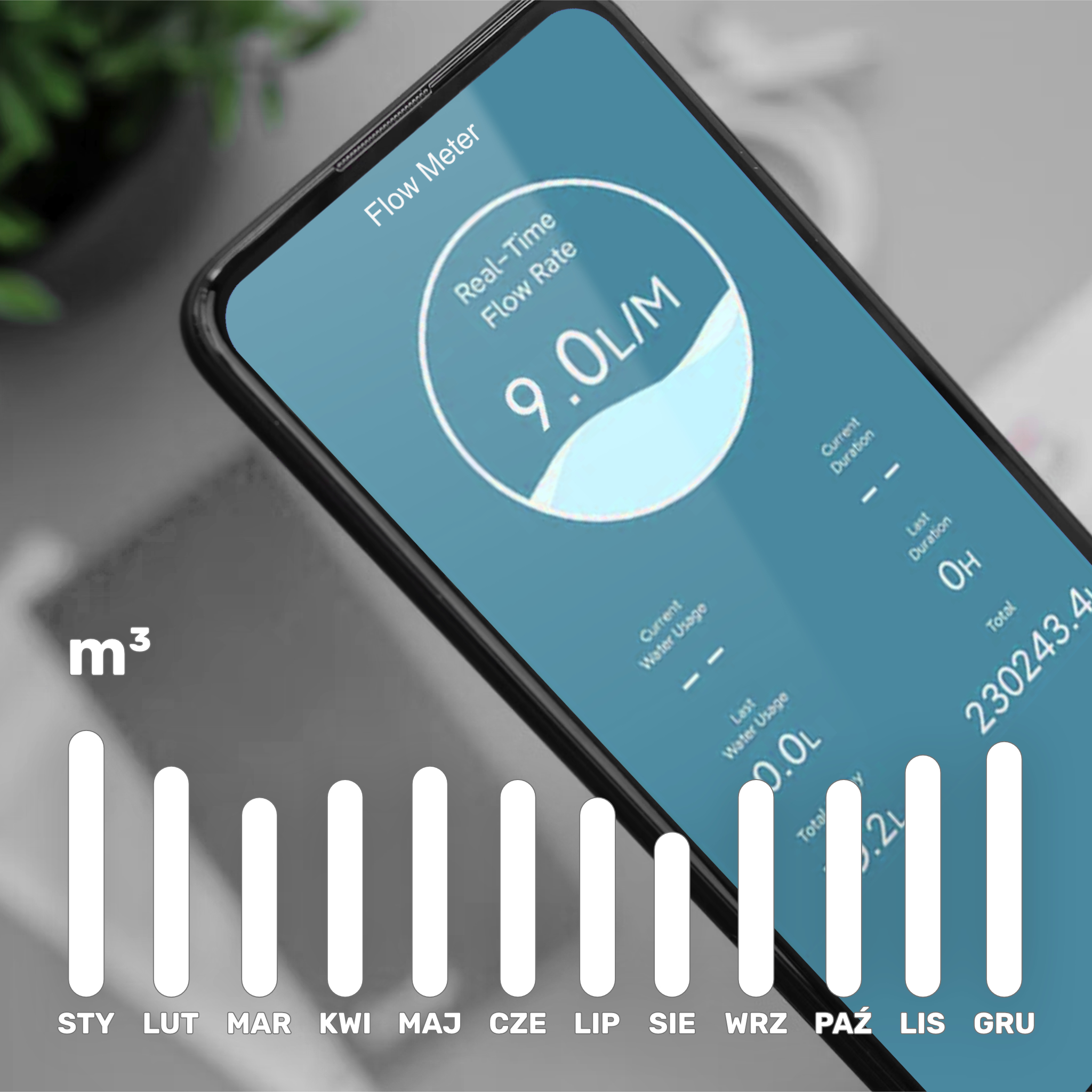 Ogrodowy Zawór Wody z Panelem Solarnym Automatyczne Nawadnianie WiFi Tuya