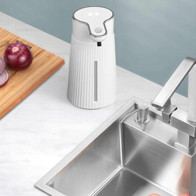 Bezdotykowy Dozownik Mydła Płynu 400ml Automatyczny Dyspenser Duży USB-C IR