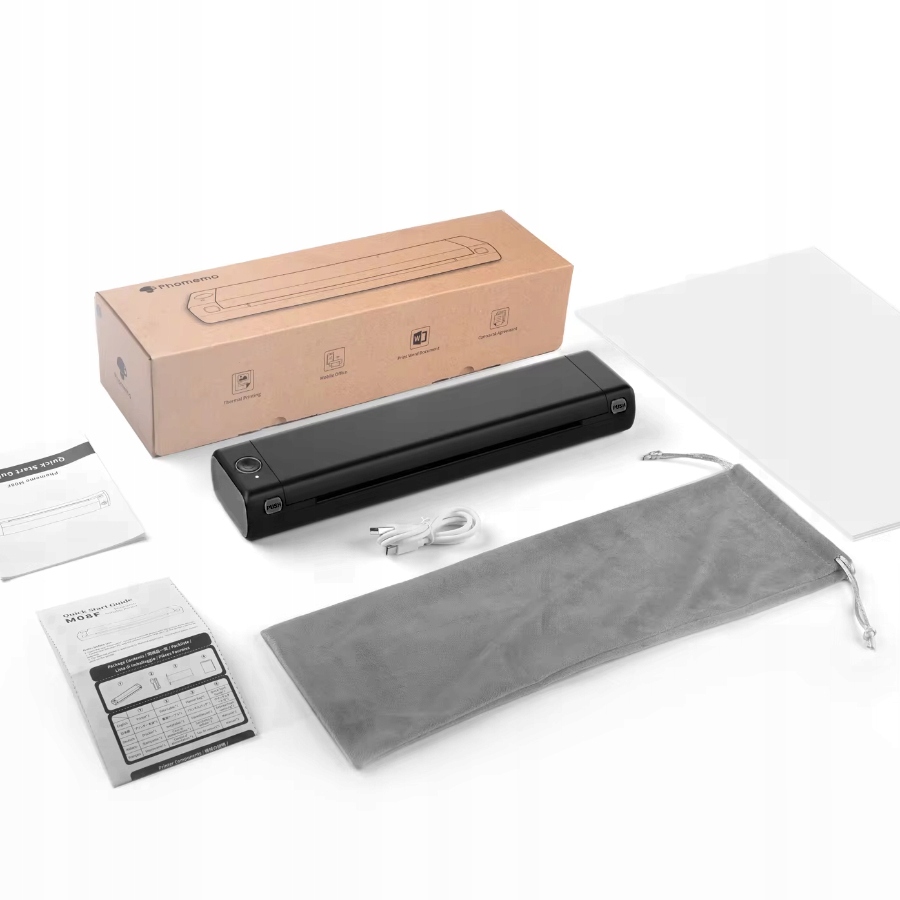 Drukarka Termiczna do Dokumentów Papier A4 Phomemo M08F Bluetooth Android