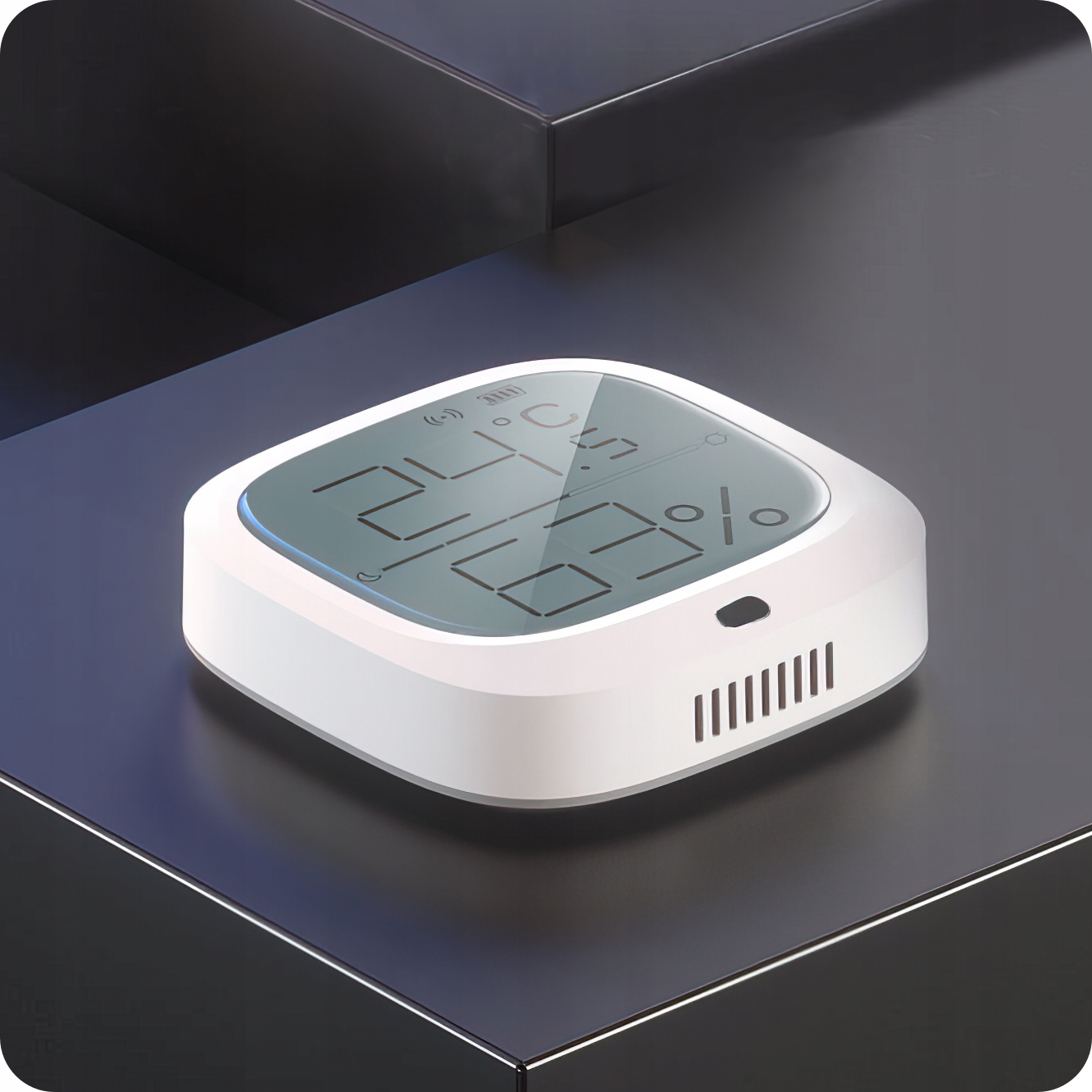 Czujnik temp. i wilgotności Tuya / Zigbee z lux.