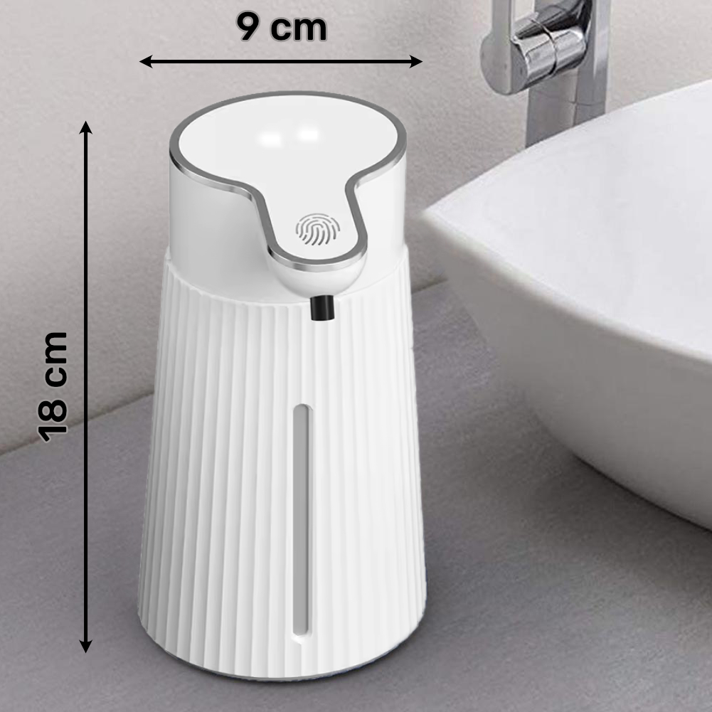 Bezdotykowy Dozownik Mydła Płynu 400ml Automatyczny Dyspenser Duży USB-C IR