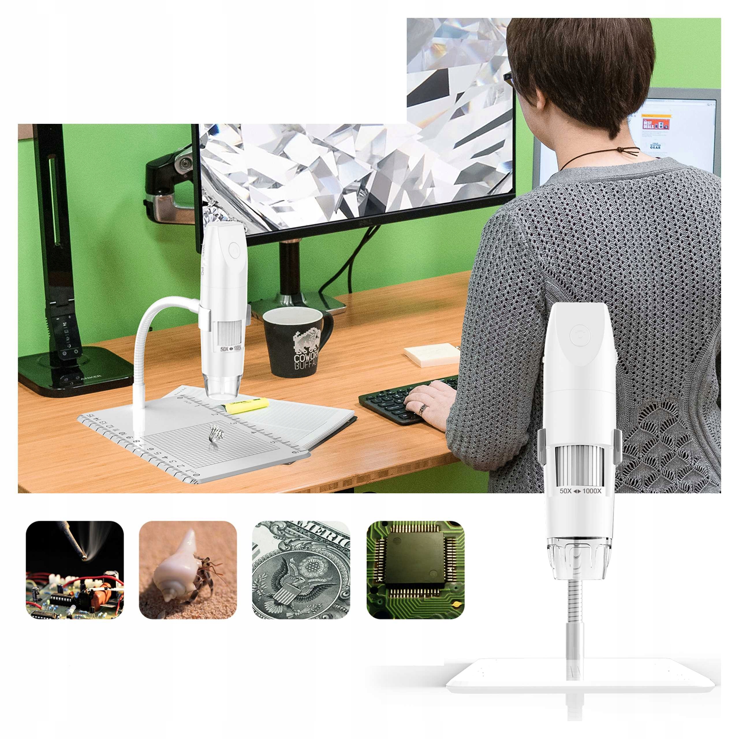 Inskam 316 Mikroskop cyfrowy LCD 1000X WIFI