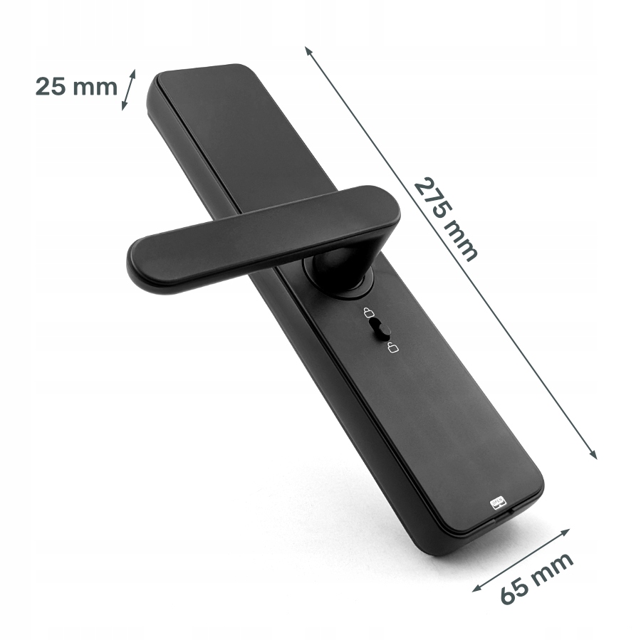 Inteligentna Klamka Tuya WiFi Wkładka Zamka Szyfr Kod RFID Odcisk Palca