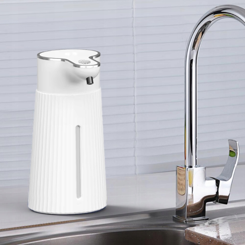 Bezdotykowy Dozownik Mydła Płynu 400ml Automatyczny Dyspenser Duży USB-C IR