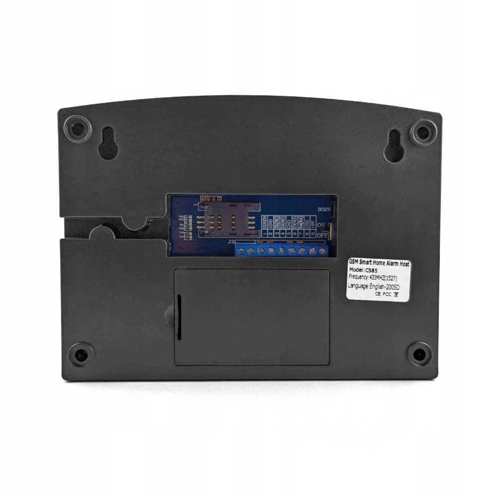 Alarm Zestaw Bezprzewodowy GSM WiFi Tuya Syrena 1x Czujnik PIR Pilot SIM