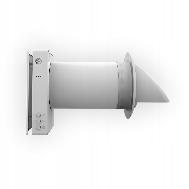 Rekuperator Ścienny WiFi Tuya Pilot Filtr 60 m3/h Wentylator 3 Prędkości