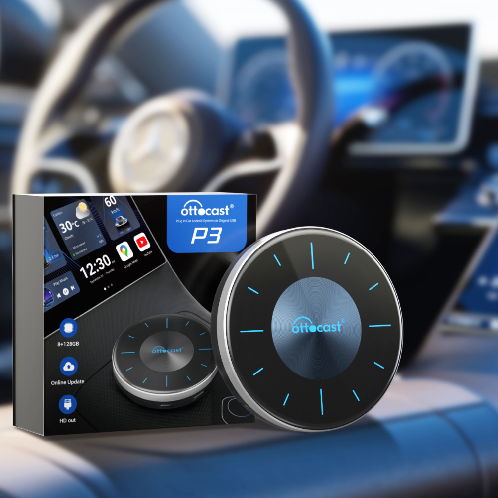 Bezprzewodowy adapter Carplay Android Auto Ottocast OtooAiBox P3 HDMI SIM