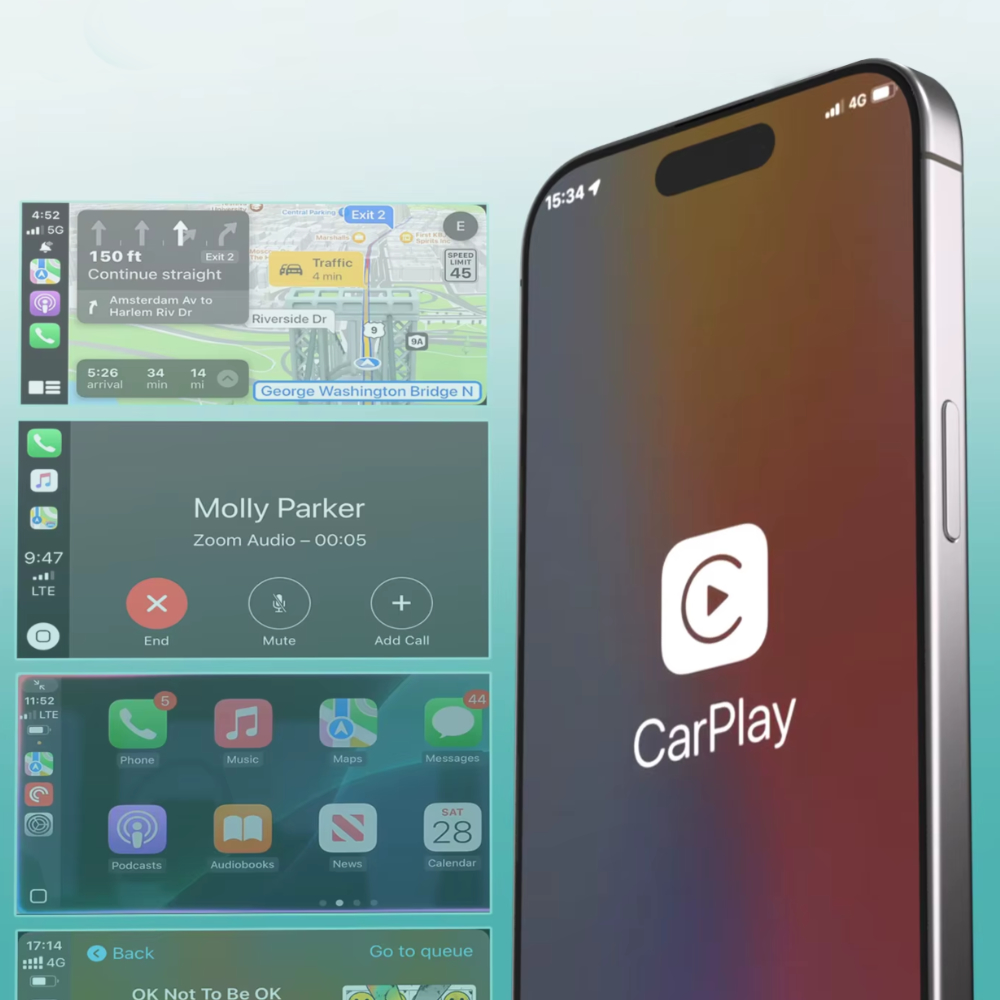 Bezprzewodowy Adapter CarPlay Android Auto Ottocast Mini Wireless CA505-T