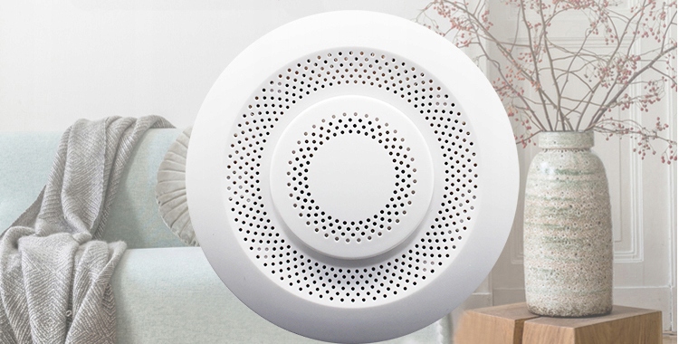 Czujnik Jakości Powietrza Temperatury Detektor CO2 LZO Tuya Zigbee