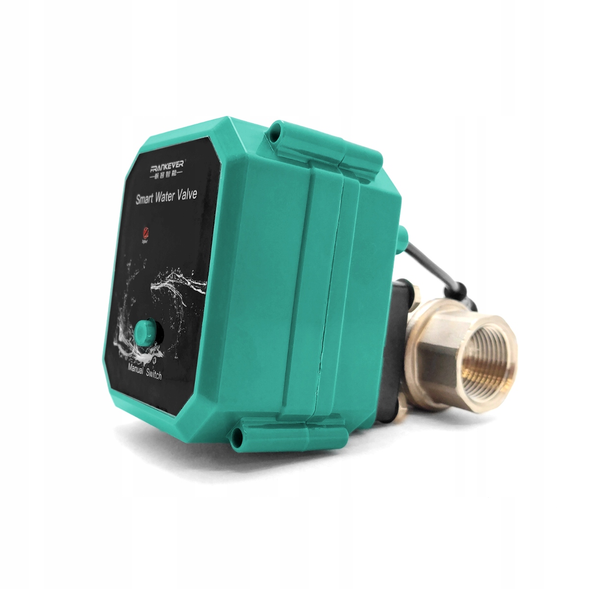 Automatyczny Zawór Kulowy Sterownik Przepływu Wody Rura DN15 Tuya Zigbee