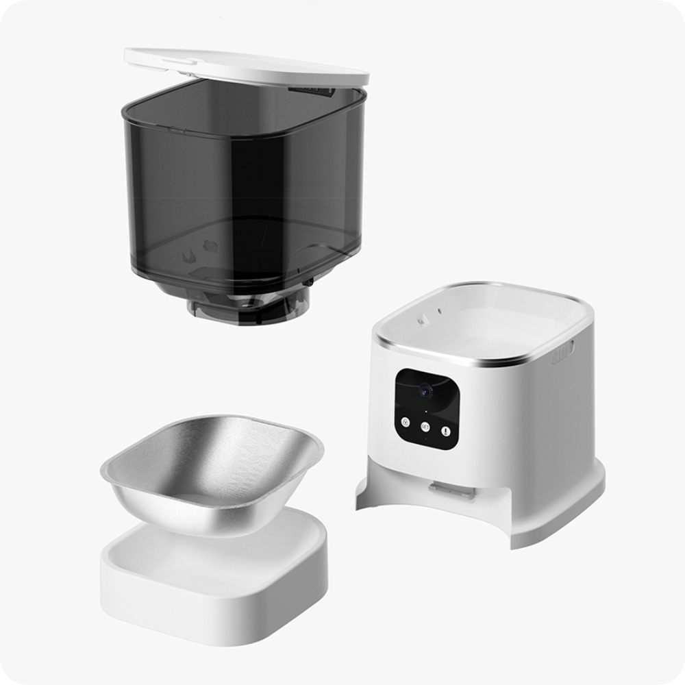 Automatyczny Podajnik Dozownik Karmy z Kamerą Tuya Smart Home WiFi