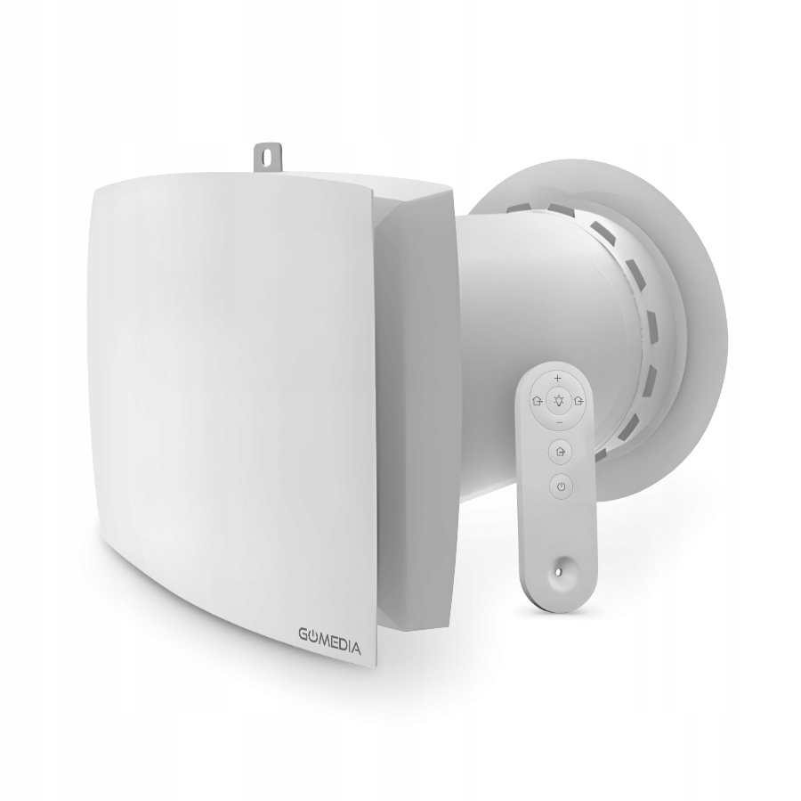 Rekuperator Ścienny Pilot Filtr F3 50 m3/h Wentylator 3 Prędkości Klasa A